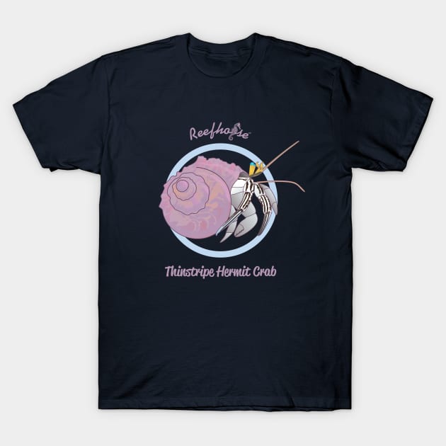 Thinstripe Hermit Crab T-Shirt by Reefhorse